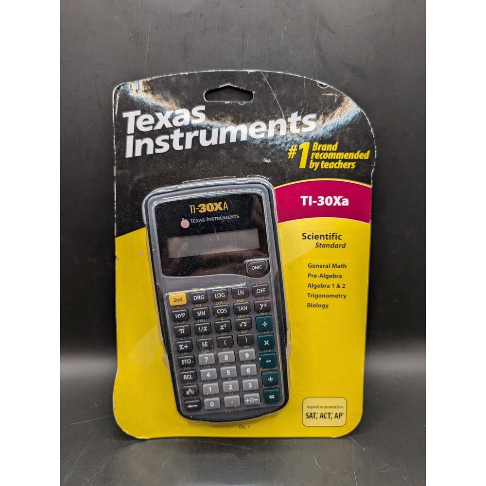 Texas Instruments TI-30Xa Scientific Calculator - SAT ACT Approved - New!